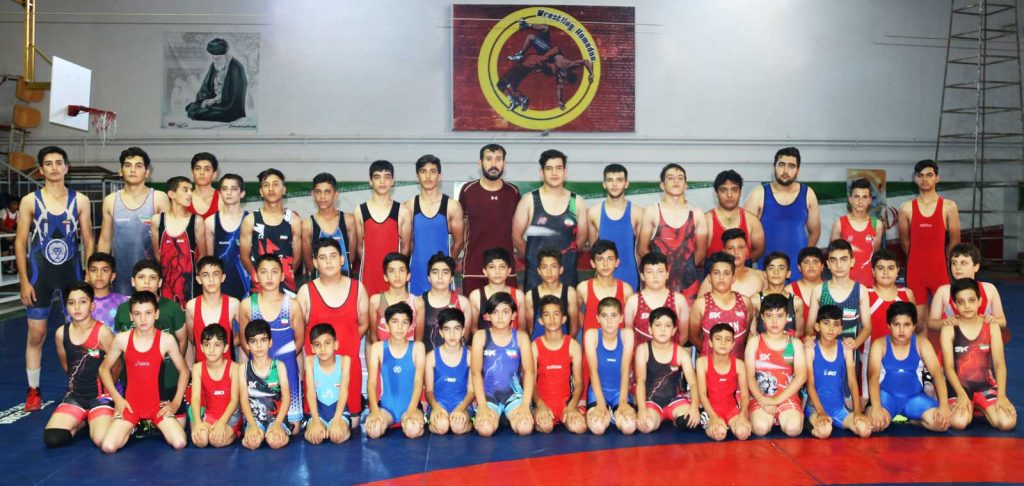 خانه کشتی مربی حمیدرضا قاسمی کشتی همدان