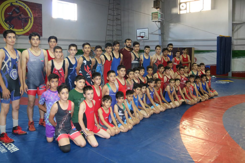 خانه کشتی مربی حمیدرضا قاسمی کشتی همدان