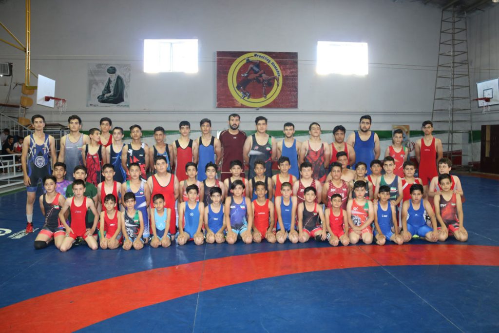 خانه کشتی مربی حمیدرضا قاسمی کشتی همدان