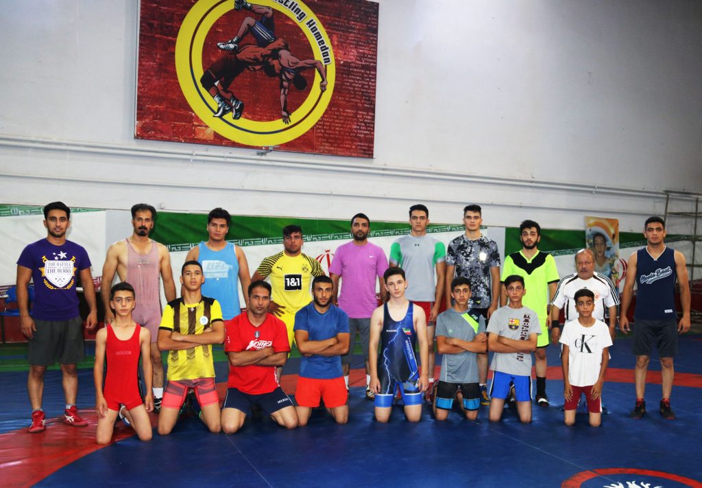 خانه کشتی مربی حاج رضا صامعی