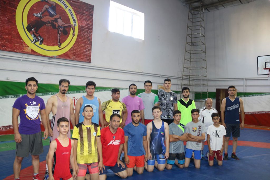 خانه کشتی مربی حاج رضا صامعی