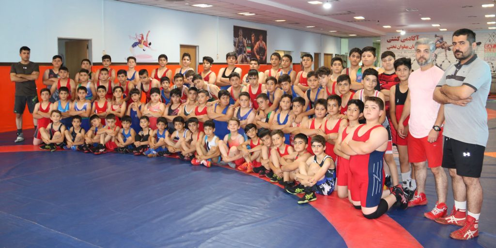 باشگاه تختی مربی کشتی پیمان فضلی