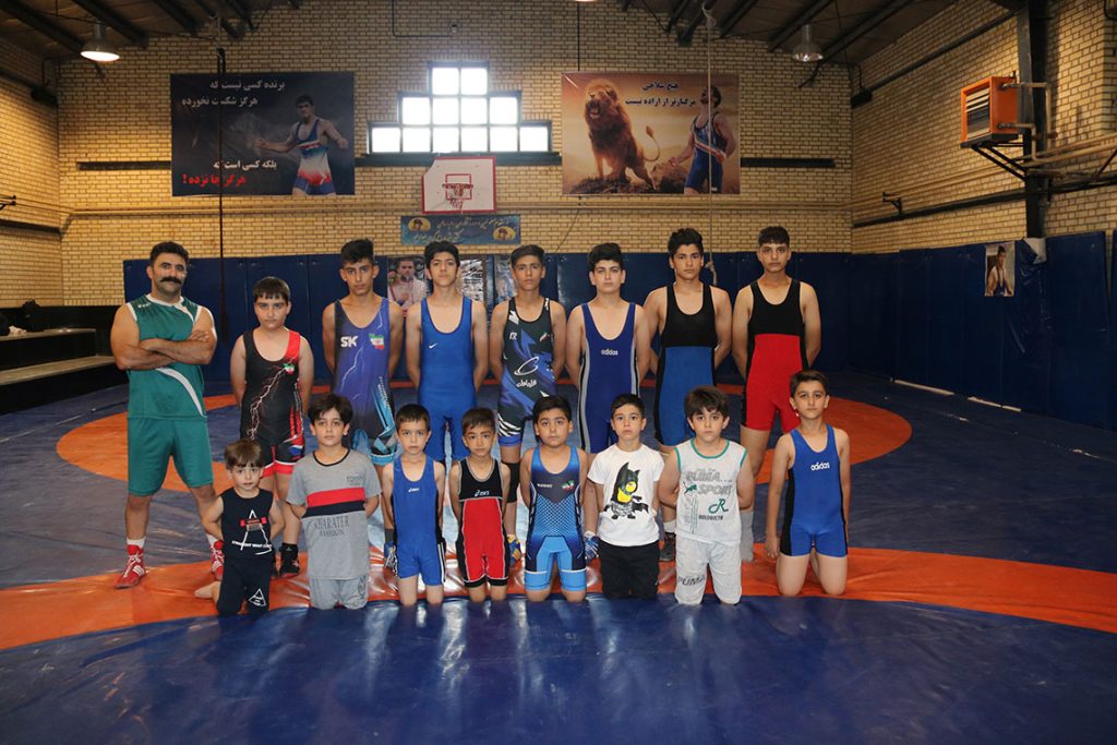 باشگاه کشتی مریانج چابر مظاهری حسین مظاهری