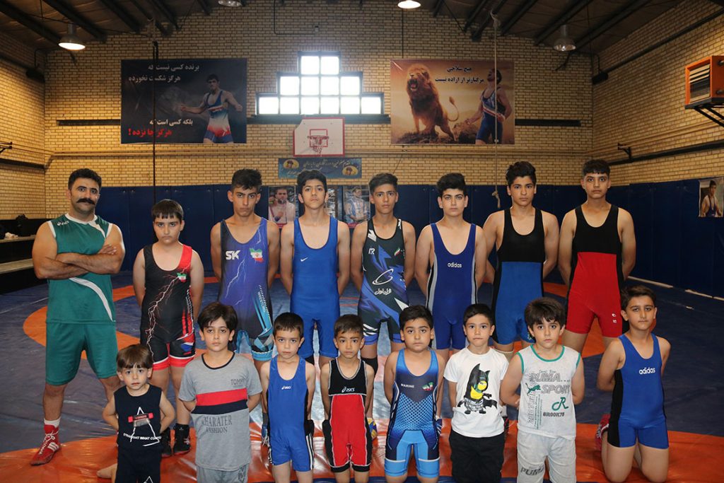 باشگاه کشتی مریانج چابر مظاهری حسین مظاهری