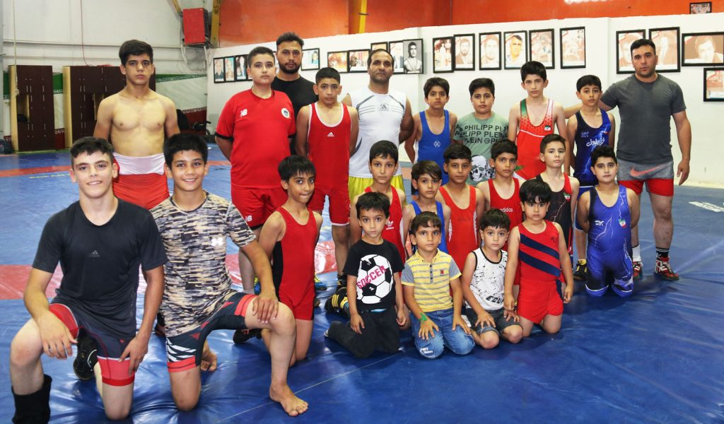 خانه کشتی همدان مربی علی محبی