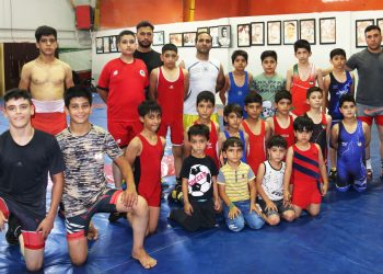 خانه کشتی همدان مربی علی محبی