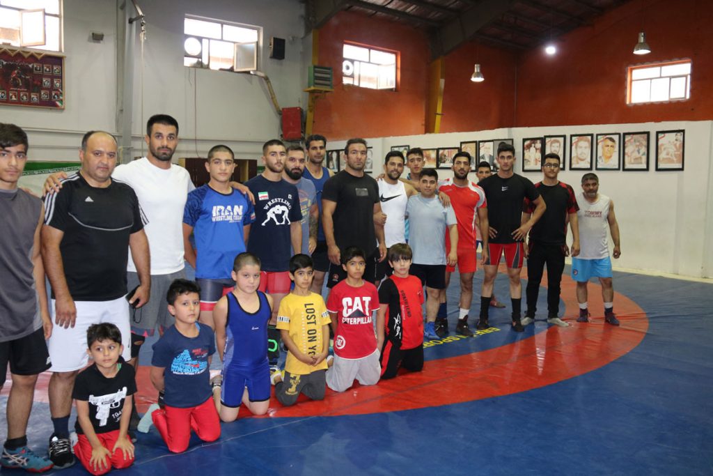 مربی کشتی خانه کشتی حامد کوکبی و مصطفی یونسی