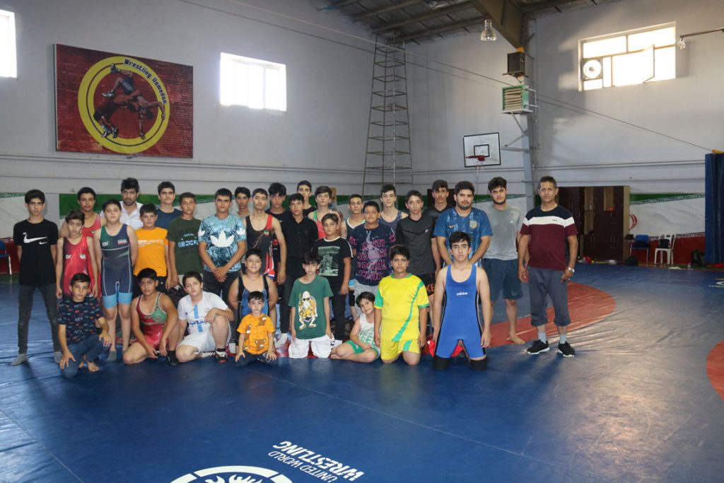 خانه کشتی مربی رضا مرادی