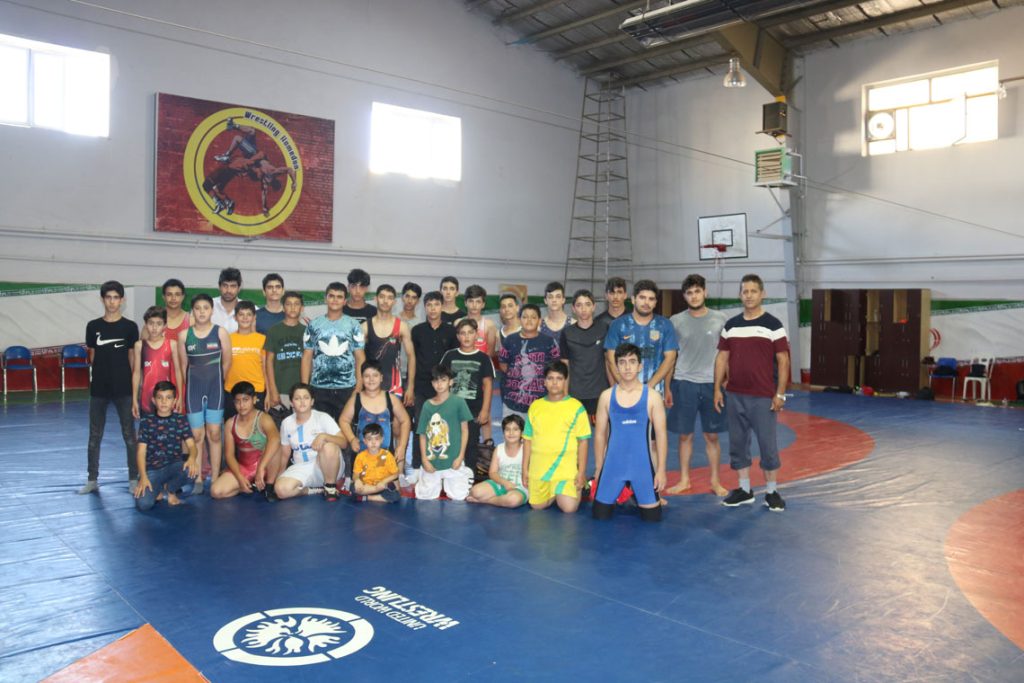 خانه کشتی مربی رضا مرادی