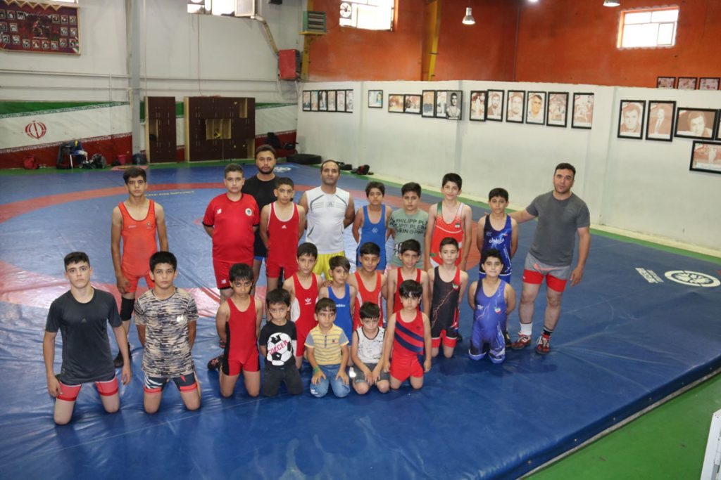 خانه کشتی همدان مربی علی محبی