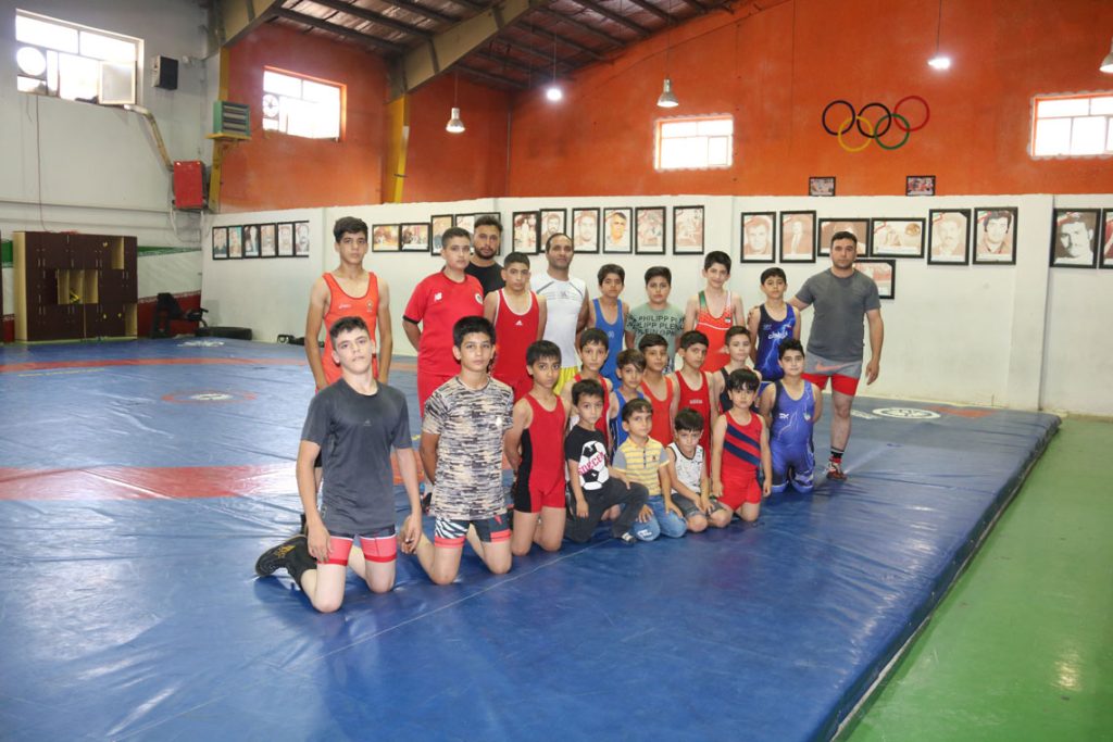 خانه کشتی همدان مربی علی محبی