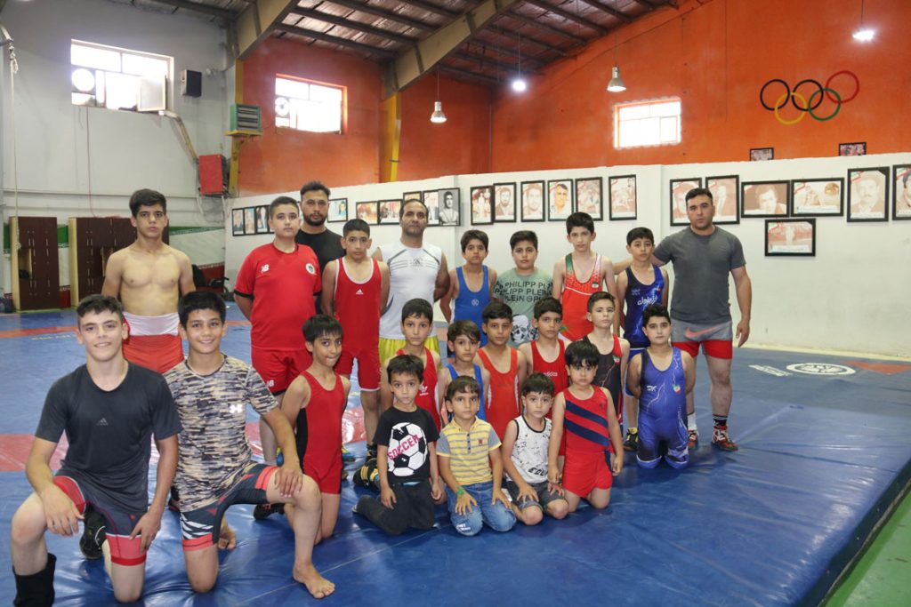 خانه کشتی همدان مربی علی محبی