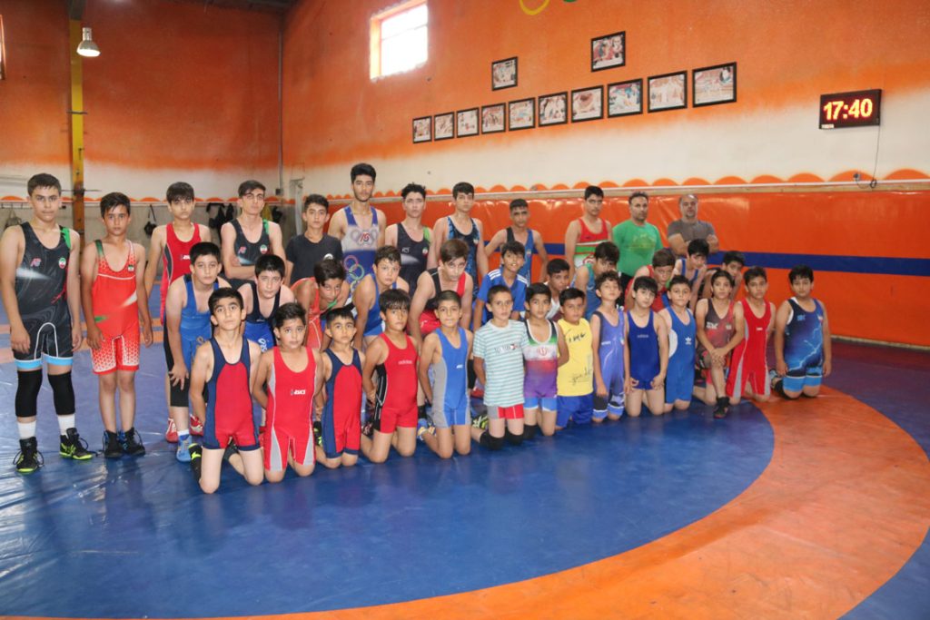 وحید بیگمجانی مربی خانه کشتی همدان