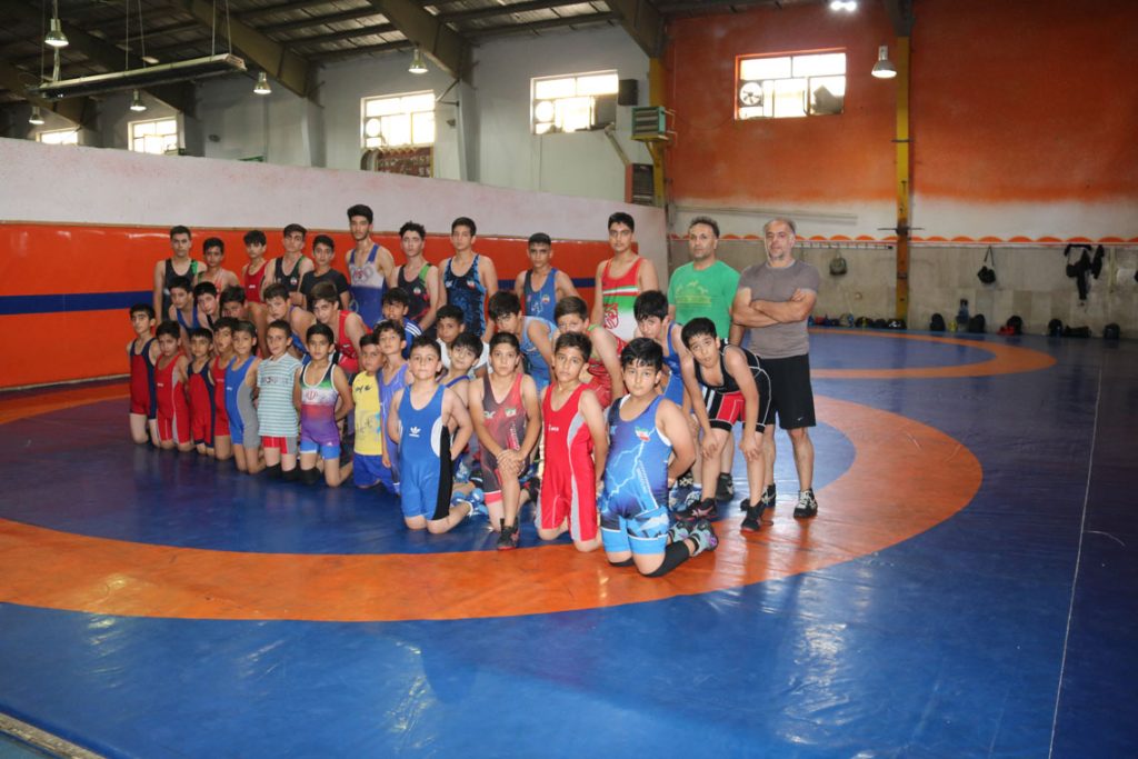 وحید بیگمجانی مربی خانه کشتی همدان