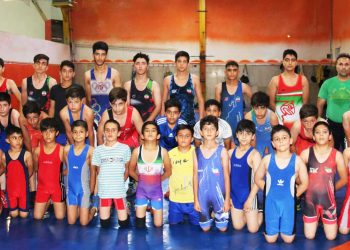 وحید بیگمجانی مربی خانه کشتی همدان