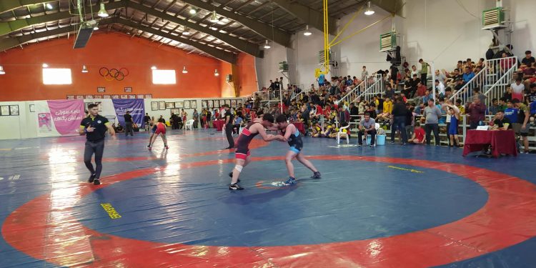 مسابقات کشتی آزاد رده سنی نونهالان شهرستان همدان 1402/02/07