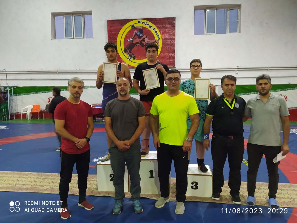 نتایج مسابقات استعدادهای برتر کشتی شهرستان همدان1402