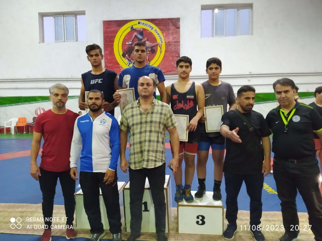 نتایج مسابقات استعدادهای برتر کشتی شهرستان همدان1402