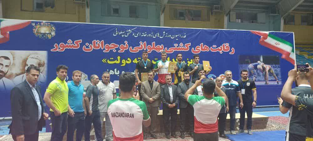 امیرعلی آقا خانی نفر دوم مسابقات کشتی پهلوانی نوجوانان کشور