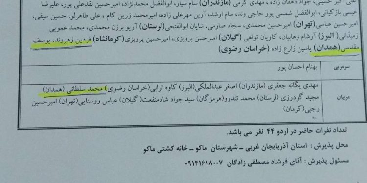 دعوت به اردوی تیم ملی کشتی آزاد نوجوانان ماکو