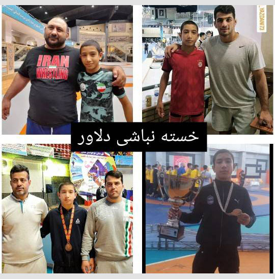 محمدحسین شعبانلو قهرمان کشتی همدان